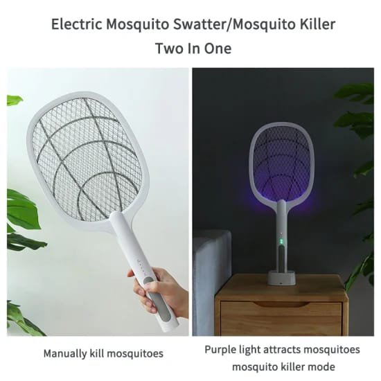 electric rechargeable mosquito killer racket lamp - Image 4