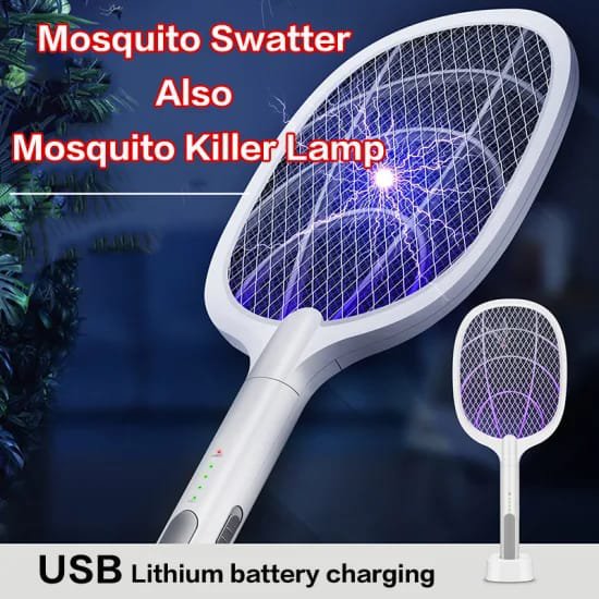 electric rechargeable mosquito killer racket lamp - Image 3