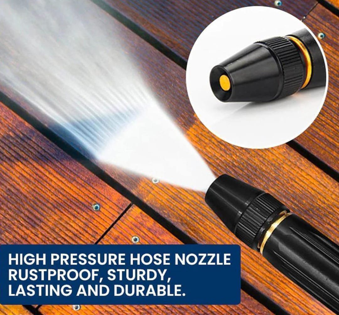 Washing High Pressure Water Gun Nozzle,Garden Hose Nozzle Spray, High Pressure Metal Water Gun - Image 5