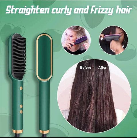 909 Brush Hair Straightener Brush For Girls Comb - Image 5