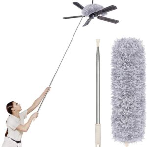 Flexible Grey Mop With Long Rod