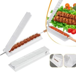 Kabab Maker for Skewers Kabab Maker Machine - Plastic Kebab Press Mould - Manual Kebab Making Tool