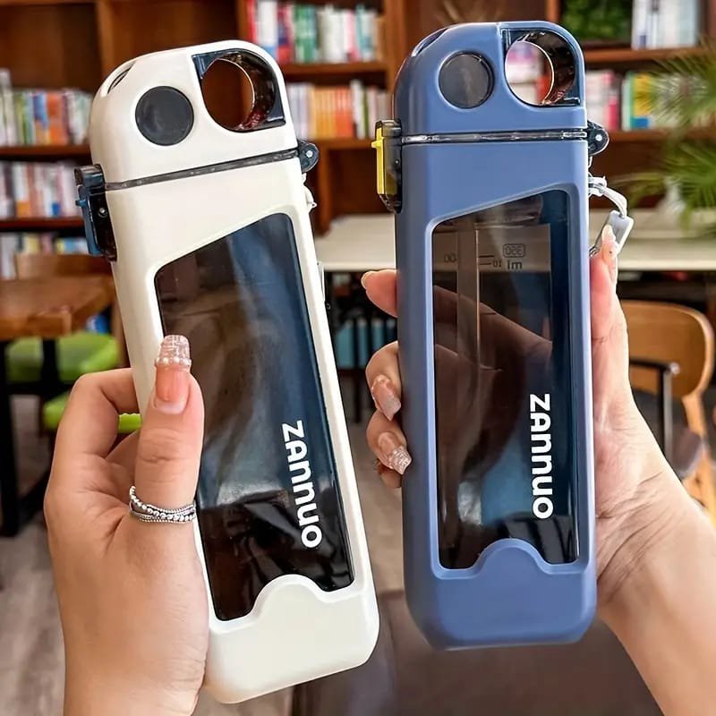 ZANNUO ACRYLIC CLASSIC DENIM WATER BOTTLE 350 ML - Image 3