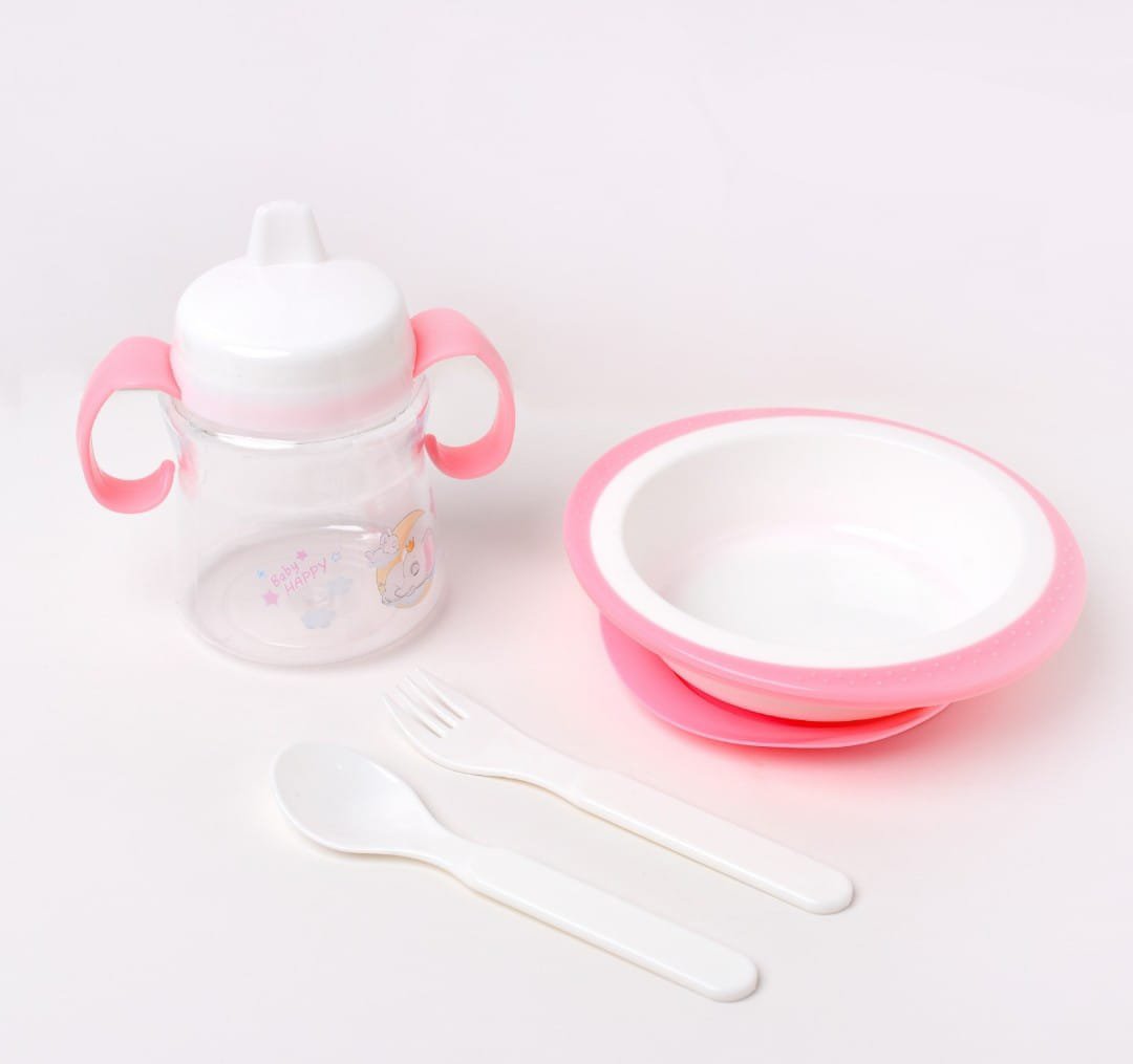 4 in 1 Kids Tableware Feeding Series 210ml - Image 4
