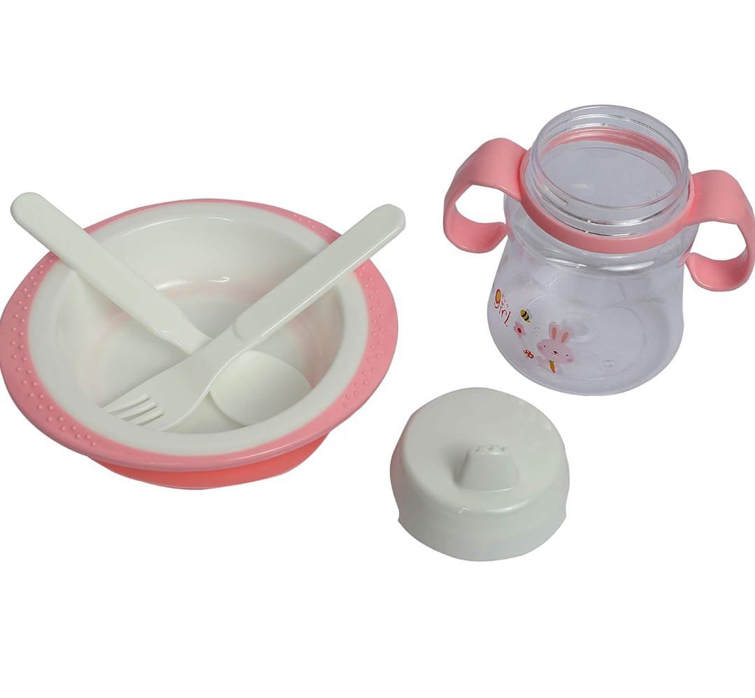 4 in 1 Kids Tableware Feeding Series 210ml - Image 5