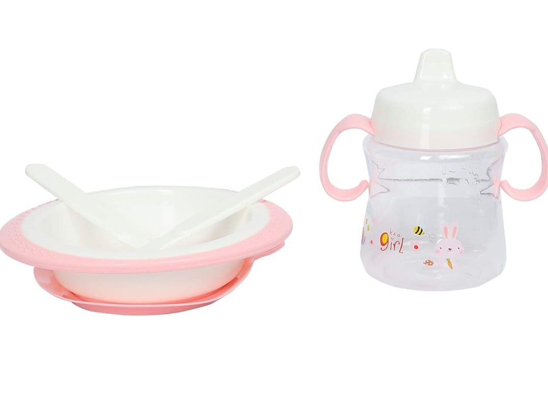 4 in 1 Kids Tableware Feeding Series 210ml - Image 2