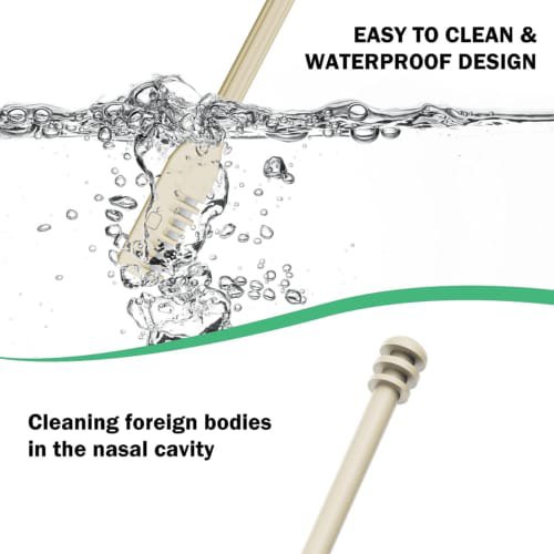 Pack of 4 Washable Nose Hair Remover | Nasal Hair Shaver | 360 Degree Rotating Nose Hair Trimmer - Image 3