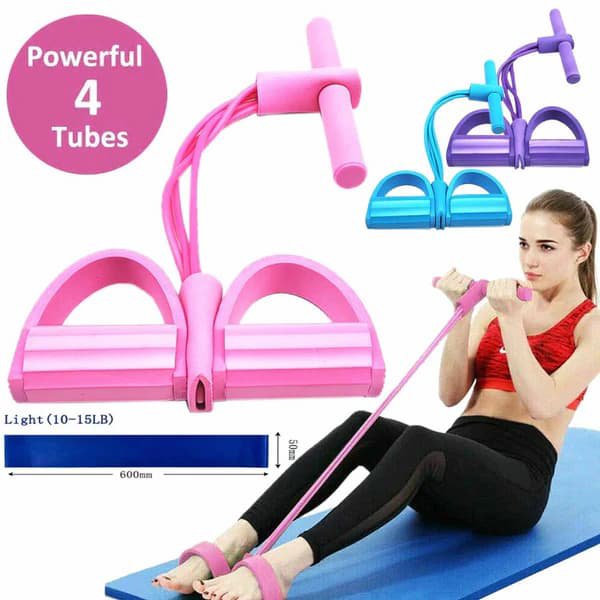 Rubber Pull Tummy Trimmer Waist Trimmer Abs Exerciser for Men and Women - Image 2