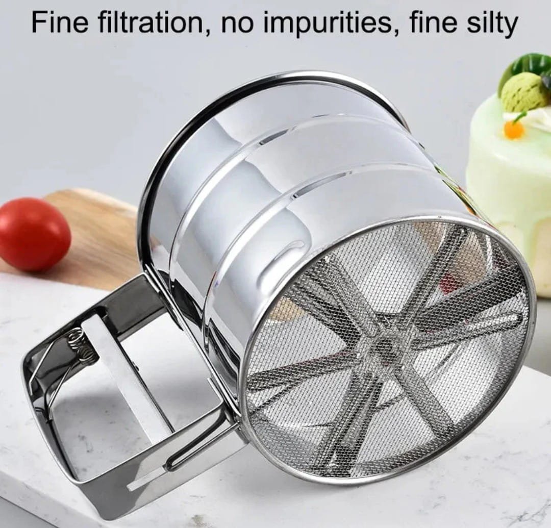 Stainless Steel Flour Strainer - Image 4