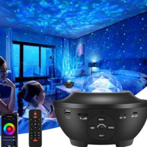 Galaxy projector Light Star Projector Bluetooth Music Player Ocean Wave Projector Nebula Light