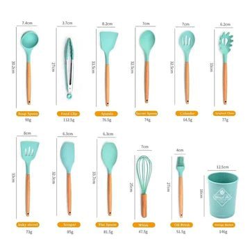 12 PCS Silicone Cooking Utensils set - Image 5