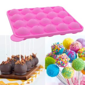 SILICONE LOLLY POP MOLD WITH LOLLY STICKY